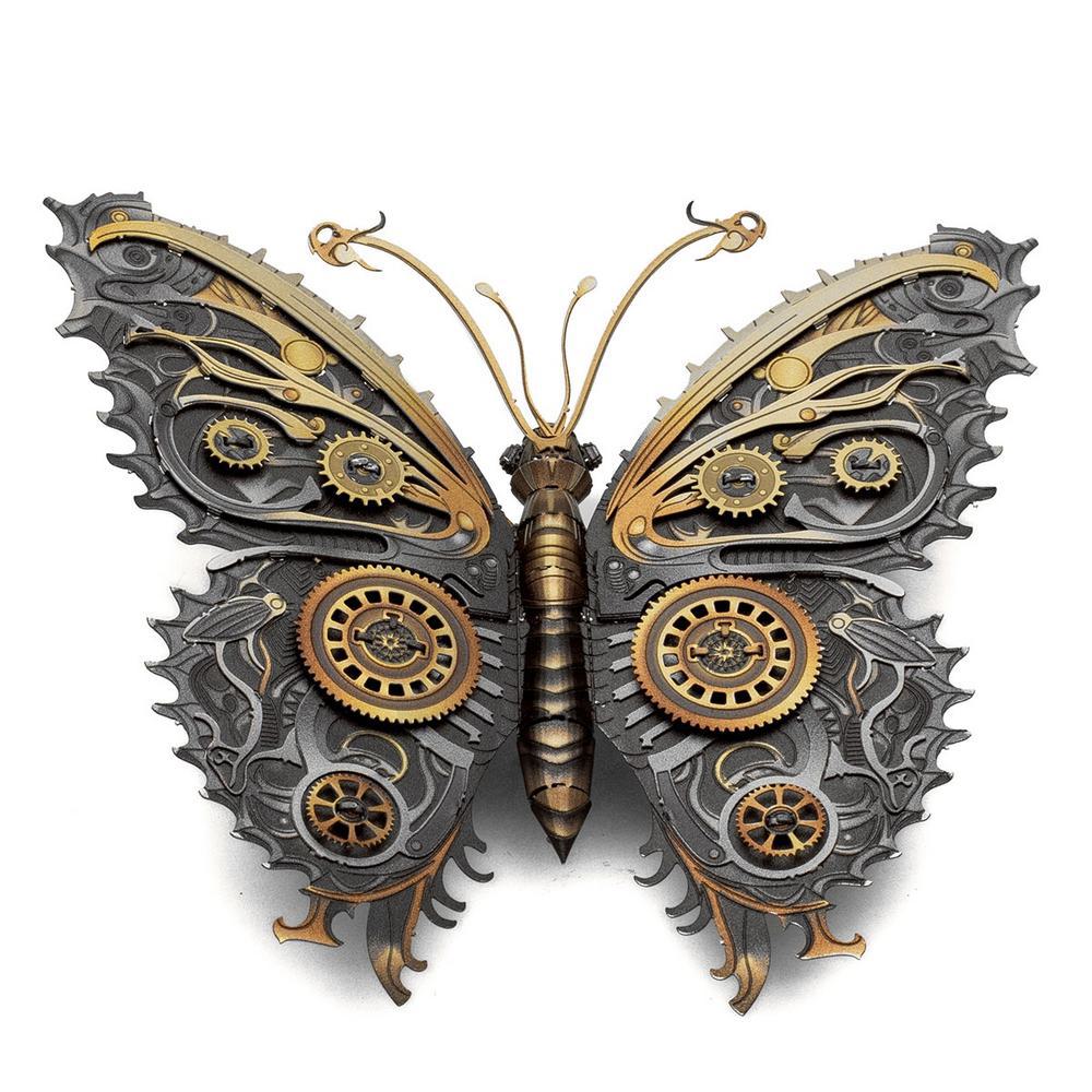 Metal Earth, 3D Model Kits, Metal, Art & School, Steampunk Butterfly, 833608